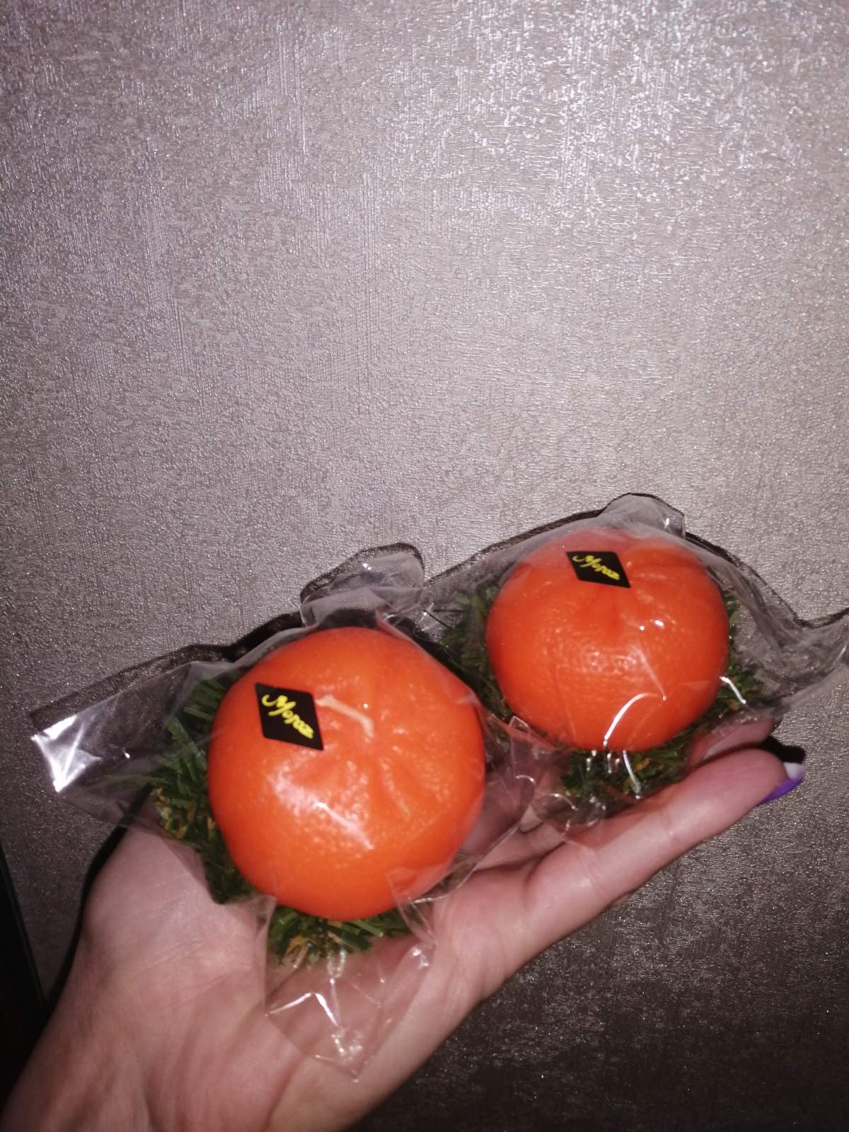 Фотография покупателя товара Свеча новогодняя "Апельсин крупный" - Фото 34