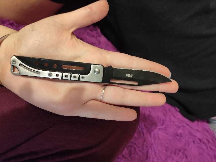 Фотография покупателя товара Нож складной "Рысь" 16,5см, клинок 75мм/1мм, микс - Фото 1