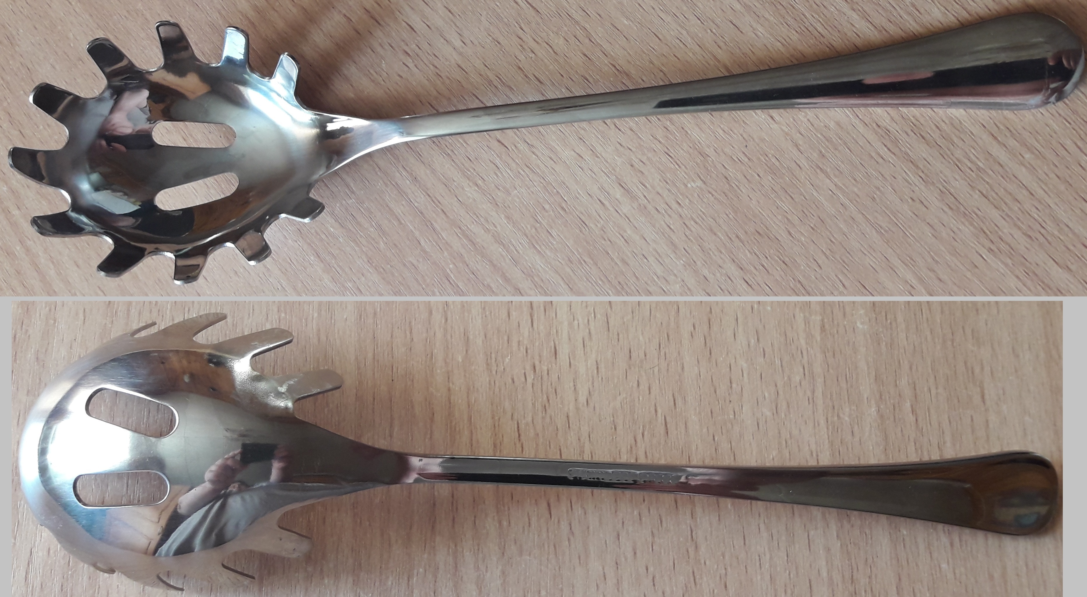 Фотография покупателя товара Ложка для спагетти из нержавеющей стали «Моника», h=27 см - Фото 1