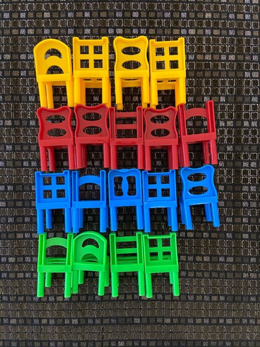 Фотография покупателя товара Настольная игра на равновесие «На 4 ногах», 18 стульев