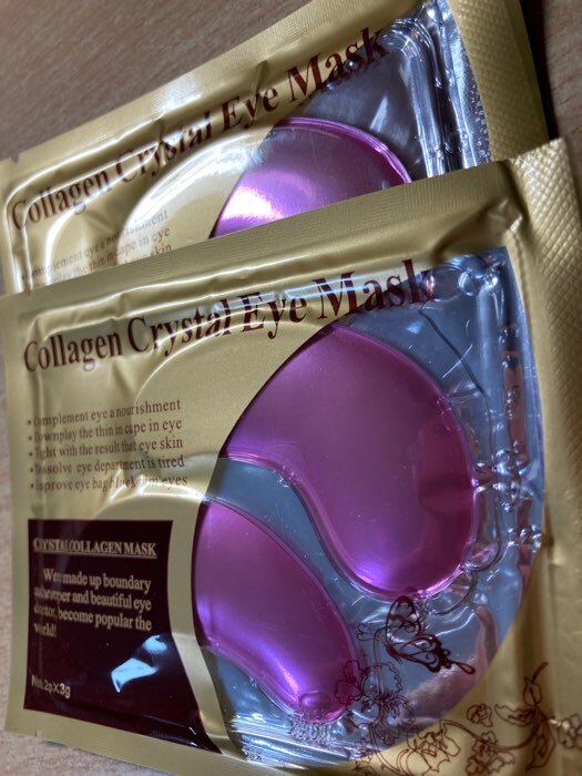 Фотография покупателя товара Патчи гидрогелевые для глаз Collagen Crystal, розовые - Фото 15