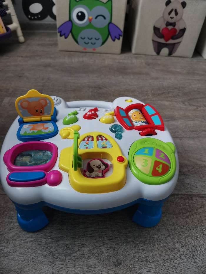 Фотография покупателя товара Детский столик-подвеска «Домик», световые и звуковые эффекты, работает от батареек - Фото 2