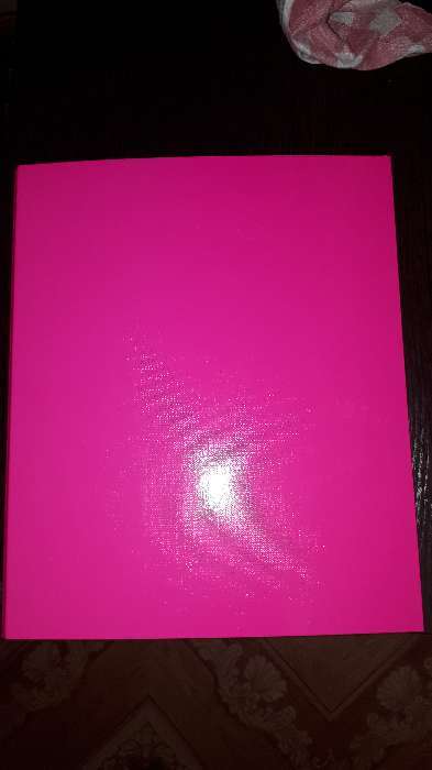 Фотография покупателя товара Папка на 4 кольцах А4, ErichKrause Neon, 35 мм, 1750 мкм, ламинированная, твердая обложка, розовая