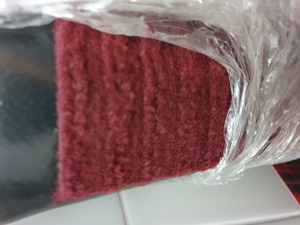 Фотография покупателя товара Коврик придверный влаговпитывающий, ребристый, «Стандарт», 80×120 см, цвет бордовый - Фото 1