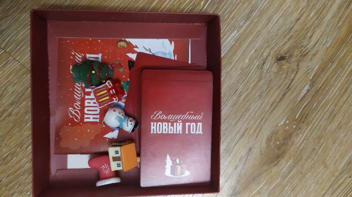 Фотография покупателя товара Новогодняя настольная игра «Волшебный Новый год», 60 карт, 5 фигурок, 4+ - Фото 7
