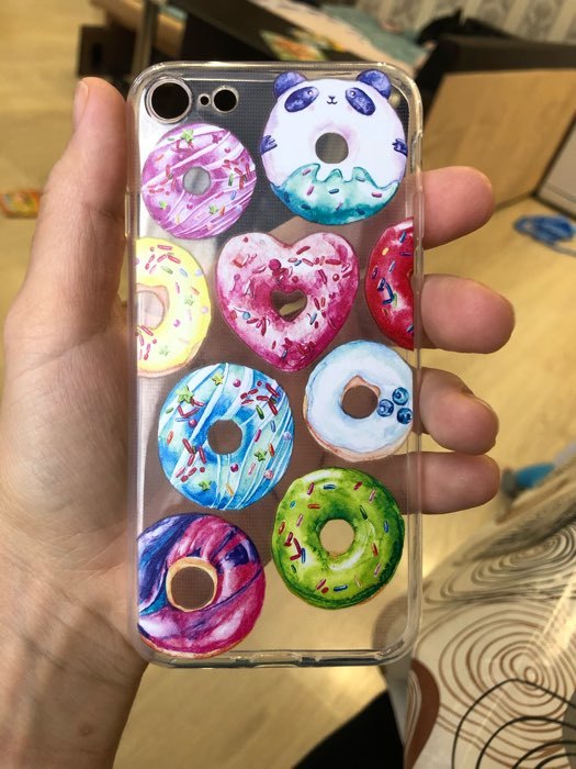 Фотография покупателя товара Чехол для телефона iPhone 7,8 Donut, 6.5 × 14 см - Фото 1