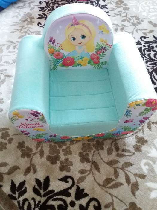 Фотография покупателя товара Мягкая игрушка-кресло Sweet Princess, цвет бирюзовый - Фото 1