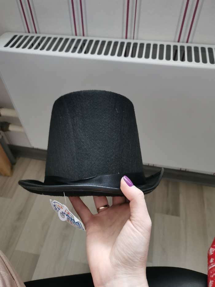 Фотография покупателя товара Карнавальная шляпа «Цилиндр», р-р. 56-58, цвет чёрный - Фото 10