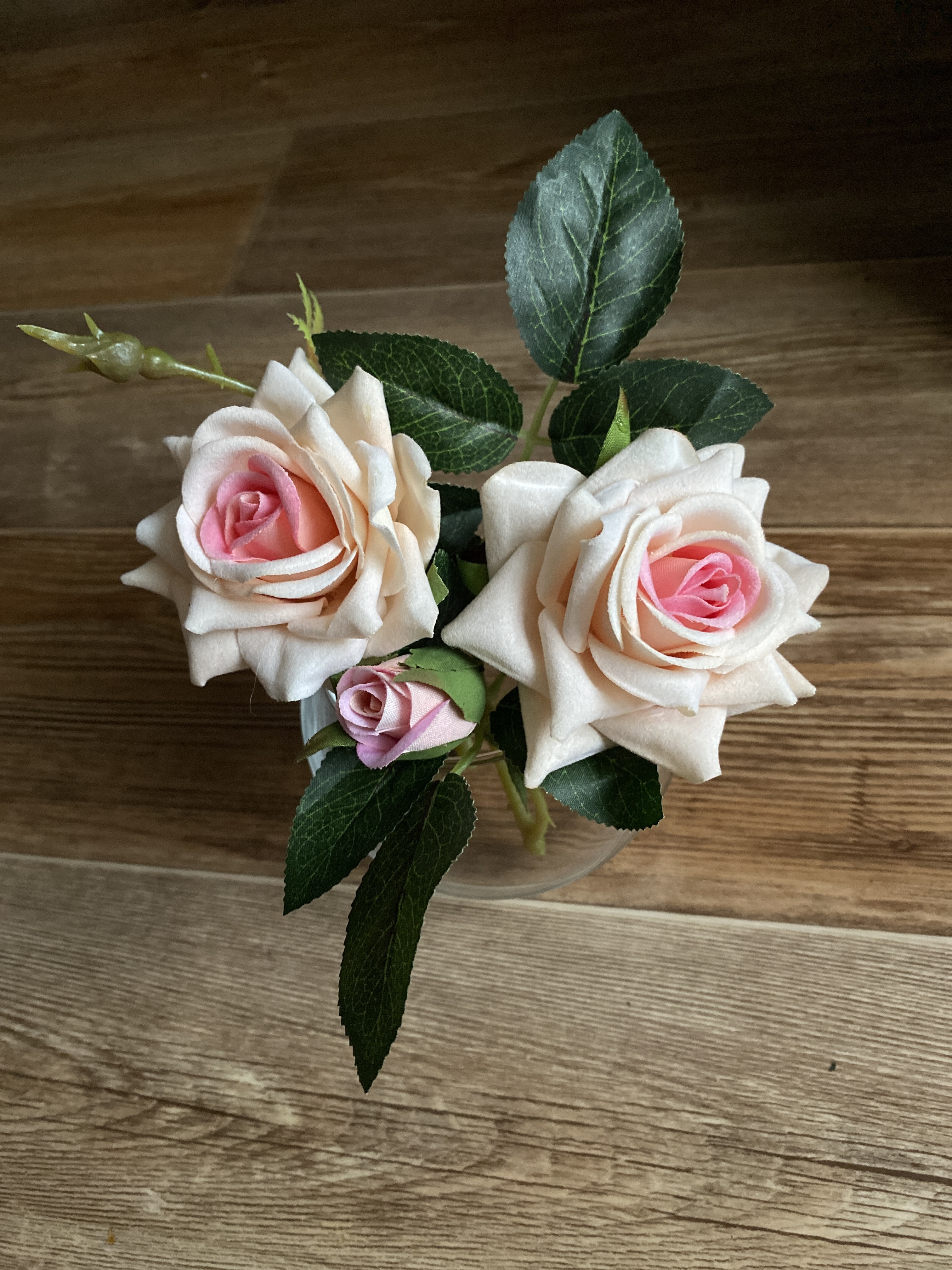 Фотография покупателя товара Цветы искусственные "Розы с шипами" 8х40 см, белый - Фото 5