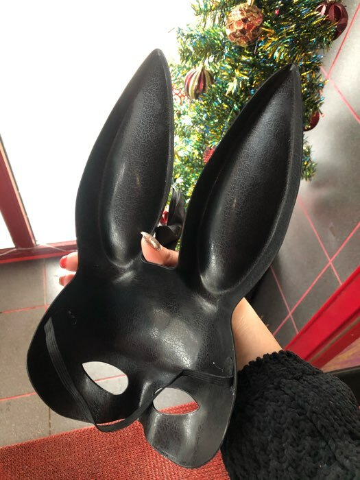 Фотография покупателя товара Карнавальный набор «Послушная зайка» маска, бабочка - Фото 3