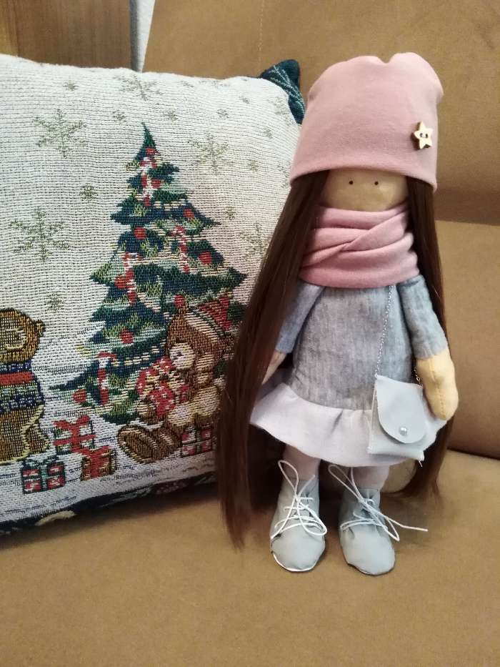 Фотография покупателя товара Набор для шитья. Интерьерная кукла «Хэлли», 30 см - Фото 2