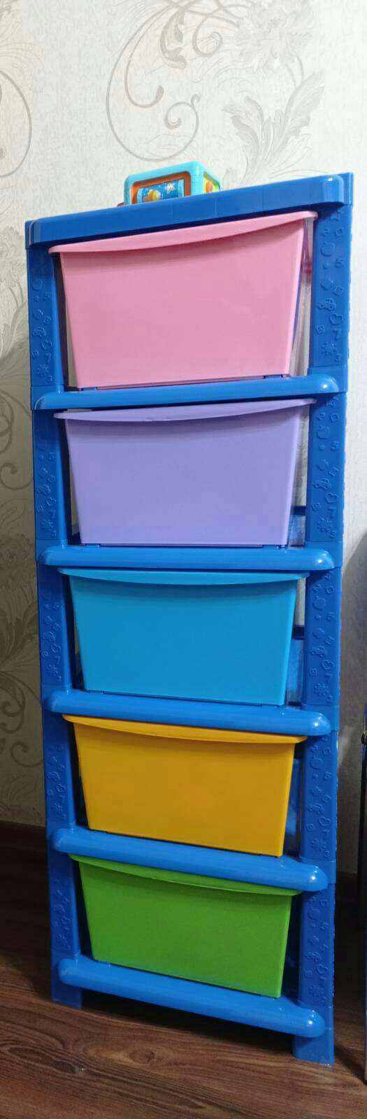 Фотография покупателя товара Комод детский №16, 5 секций, цвет синий - Фото 5