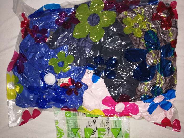 Фотография покупателя товара Вакуумный пакет для хранения вещей Доляна, 30×40 см, цветной, с рисунком - Фото 22