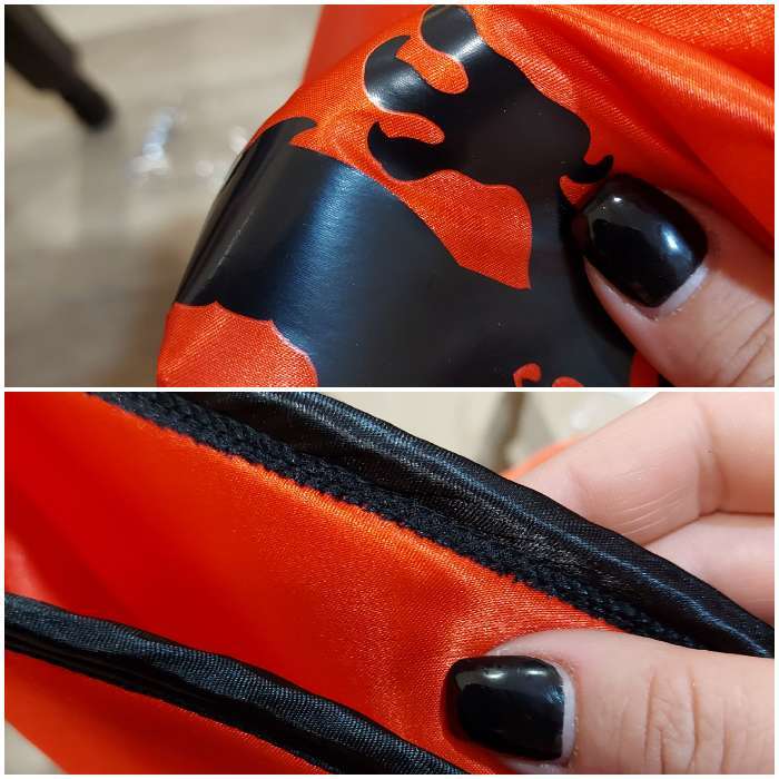 Фотография покупателя товара Карнавальный костюм "Ниндзя: Чёрный дракон", р-р 34, рост 134 см, цвет красный - Фото 2