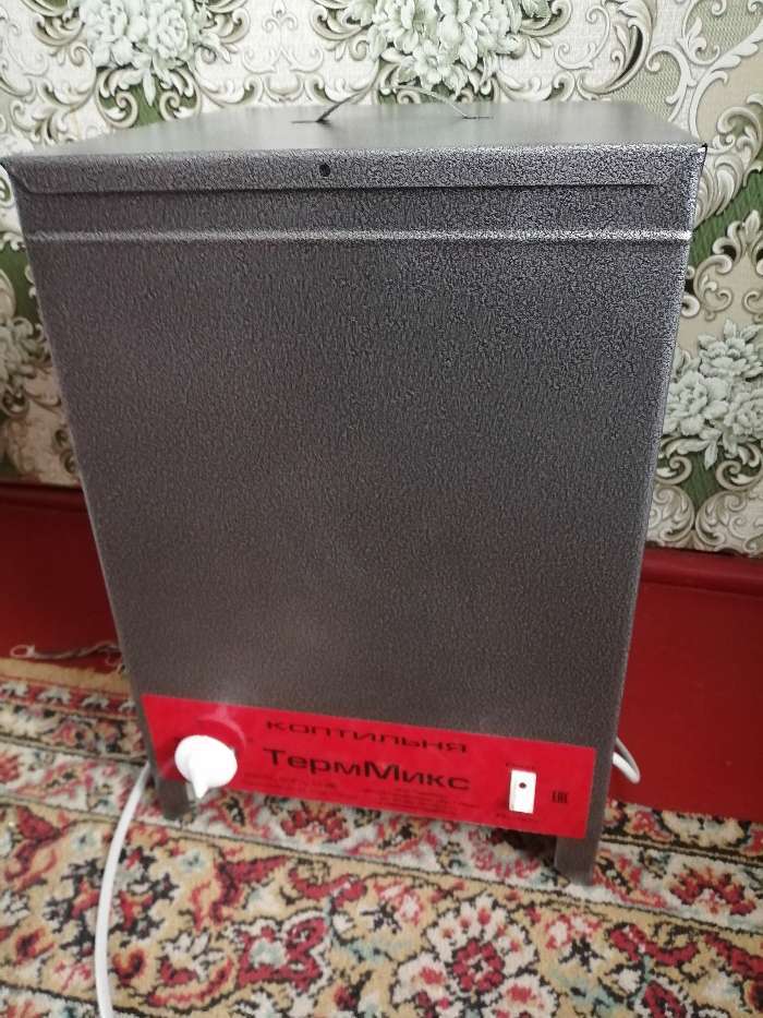Фотография покупателя товара Коптильня электрическая "ТермМикс", цельнометаллическая, 1000 Вт, регулировка температуры