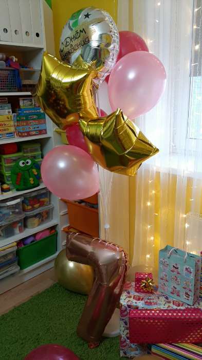 Фотография покупателя товара Букет из шаров «Воздушный», латекс макарун, фольга, набор 12 шт. - Фото 8