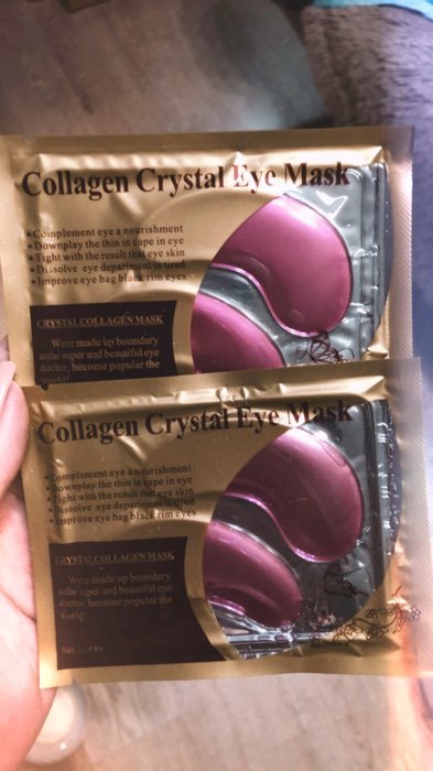 Фотография покупателя товара Патчи гидрогелевые для глаз Collagen Crystal, розовые - Фото 14