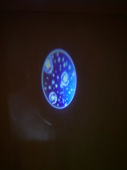 Фотография покупателя товара Мобиль музыкальный «Мишка на луне», с проектором, цвет МИКС - Фото 1