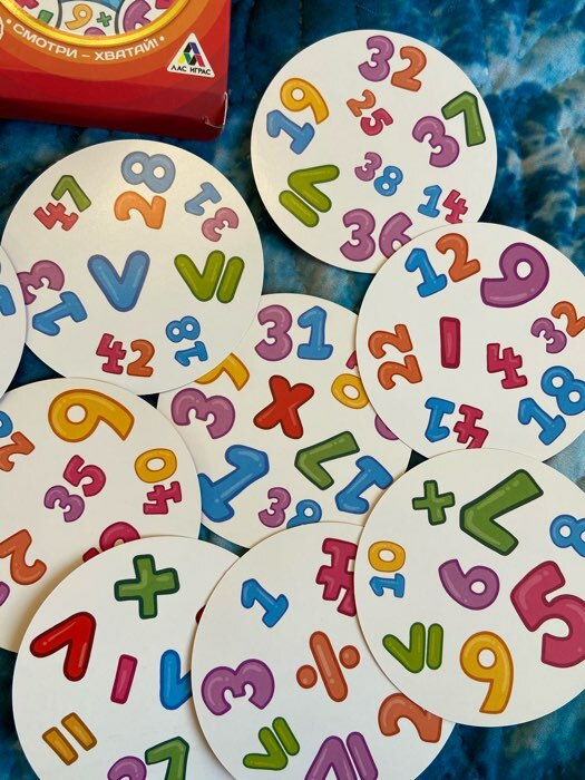 Фотография покупателя товара Настольная игра на реакцию и внимание «Дуббль. Цифры», 20 карт, 5+