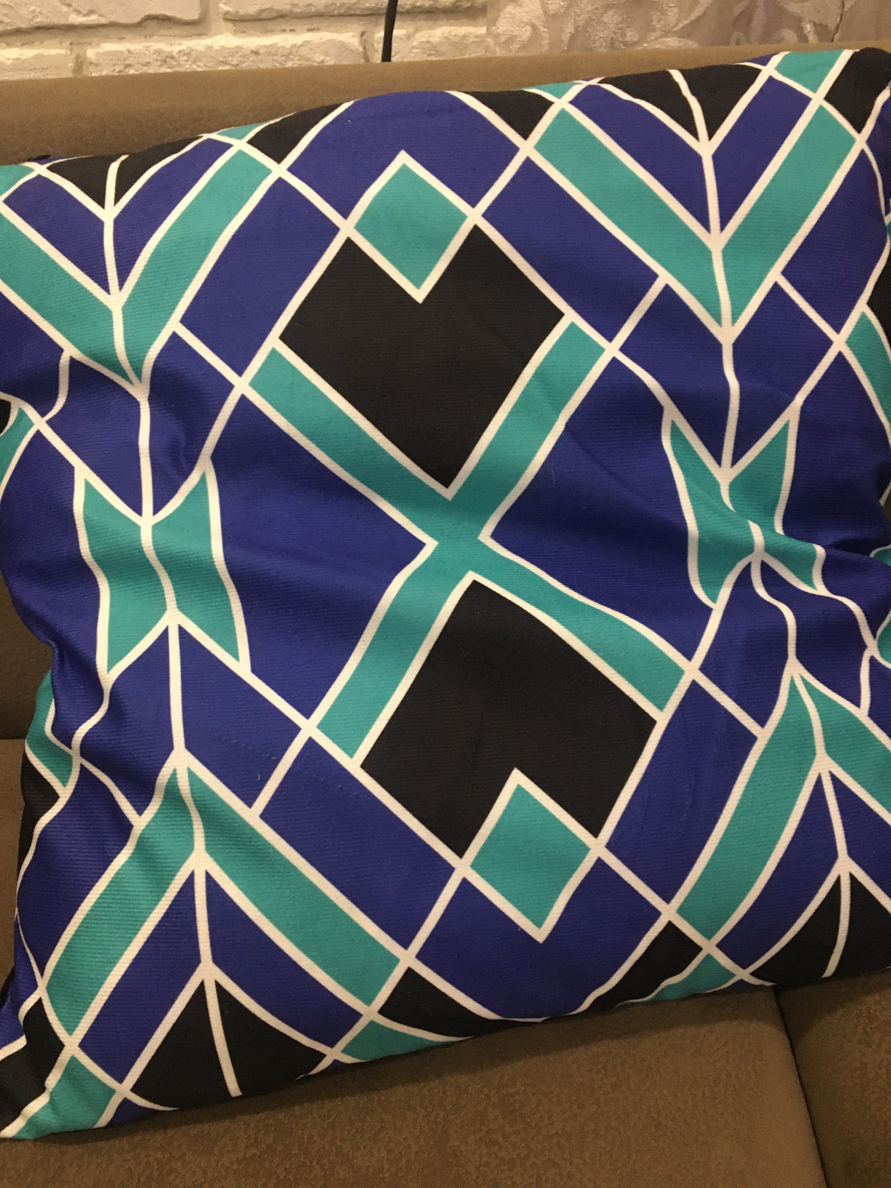 Фотография покупателя товара Наволочка декоративная Этель «Зигзаги», 45*45 см, 100% п/э - Фото 3