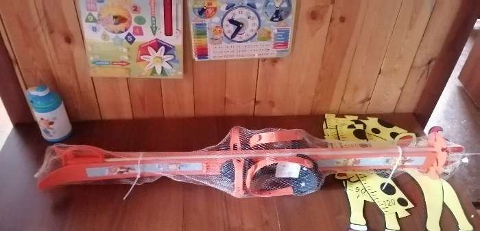 Фотография покупателя товара Лыжи детские «Вираж-спорт» с палками, 100/100 см