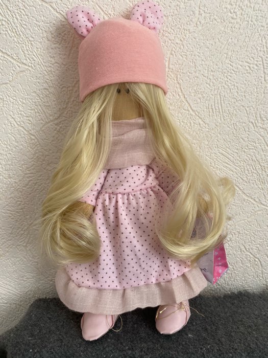 Фотография покупателя товара Набор для шитья. Интерьерная кукла «Корни», 30 см - Фото 2