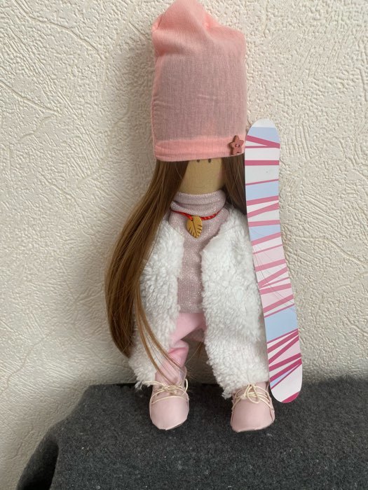 Фотография покупателя товара Набор для шитья. Интерьерная кукла «Харди», 30 см - Фото 2