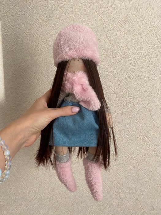 Фотография покупателя товара Набор для шитья. Интерьерная кукла «Полли», 30 см