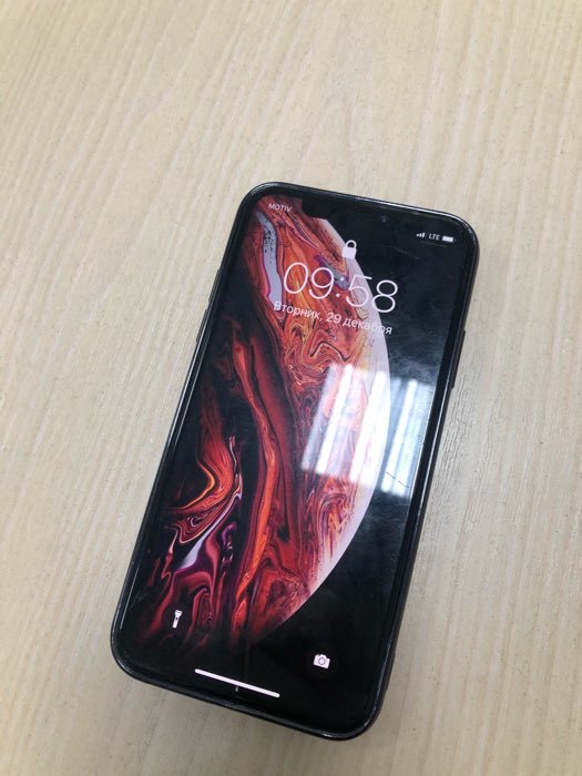 Фотография покупателя товара Чехол LuazON для телефона IPhone X, прозрачный, серебристая окантовка - Фото 3