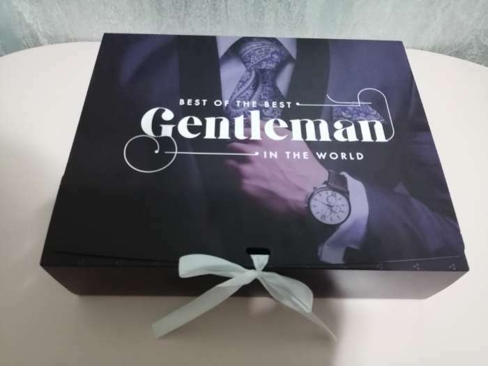 Фотография покупателя товара Коробка подарочная складная, упаковка, «Джентельмен», 20 х 18 х 5 см, БЕЗ ЛЕНТЫ - Фото 2