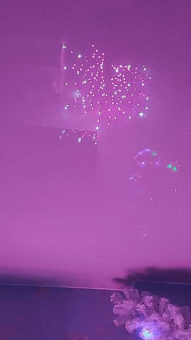 Фотография покупателя товара Светодиодное дерево 1.5 м, 224 LED, мерцание, 220 В, свечение розовое