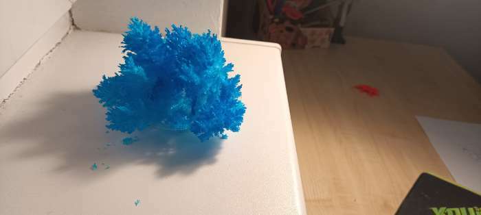 Фотография покупателя товара Набор для творчества «Лучистые кристаллы», цвет синий - Фото 1