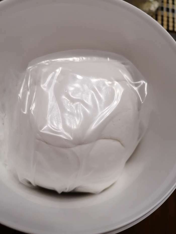 Фотография покупателя товара Мастика белая для лепки, натяжка,  1 кг