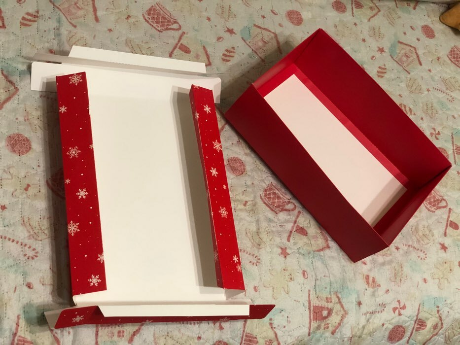Фотография покупателя товара Коробка складная «Новый год»,  30 × 20 × 9 см - Фото 1