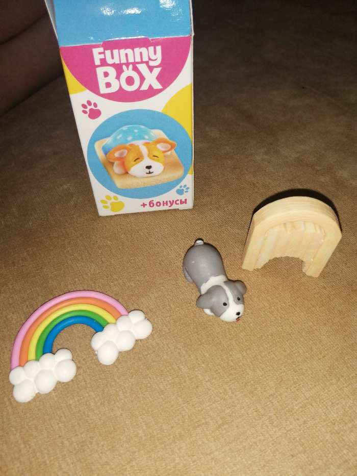 Фотография покупателя товара Набор для детей Funny Box «Собачки» Набор: радуга, инструкция, наклейки, МИКС,