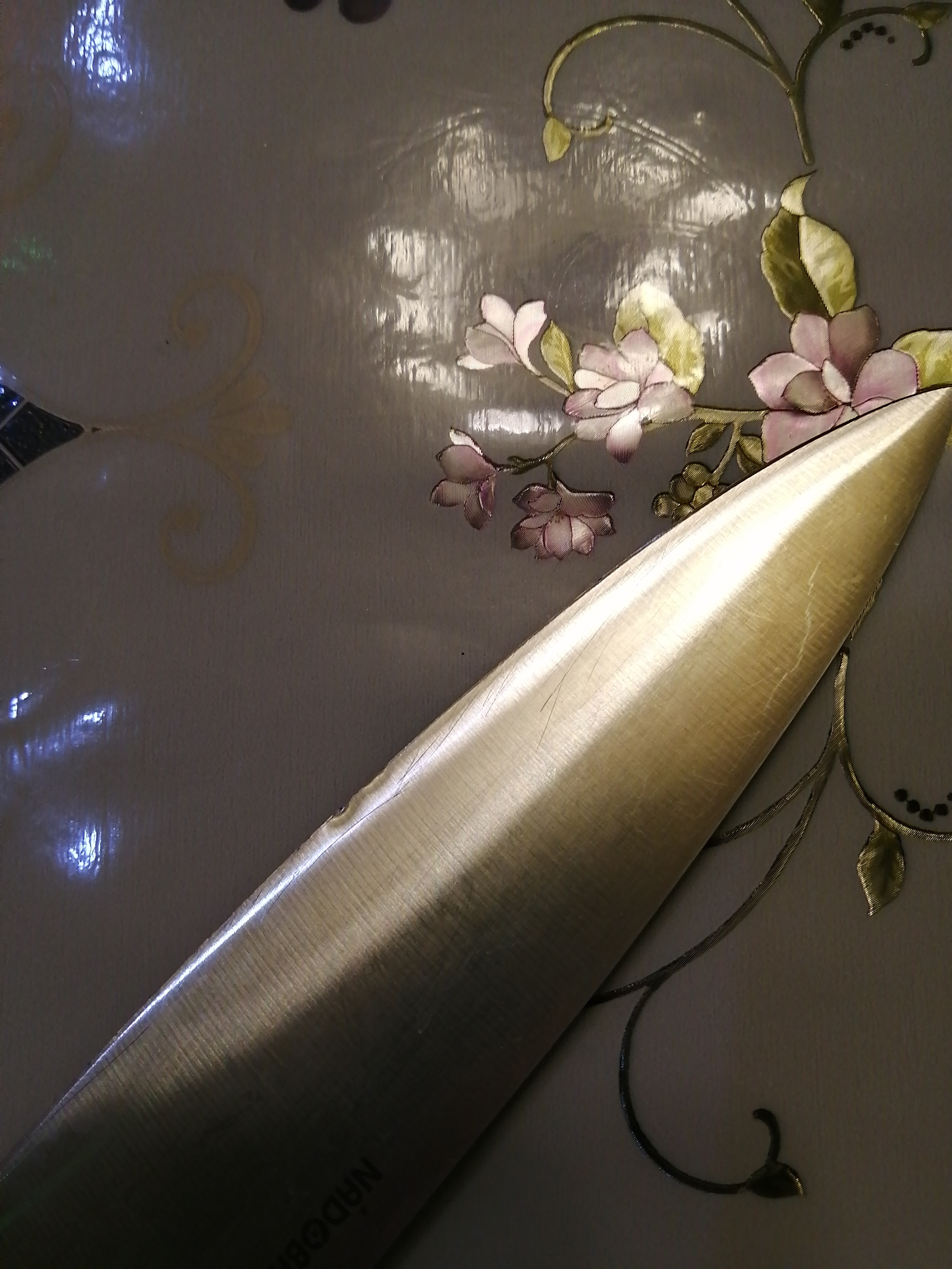Фотография покупателя товара Нож кухонный NADOBA MARTA поварской, лезвие 20 см, ручка из стали - Фото 2