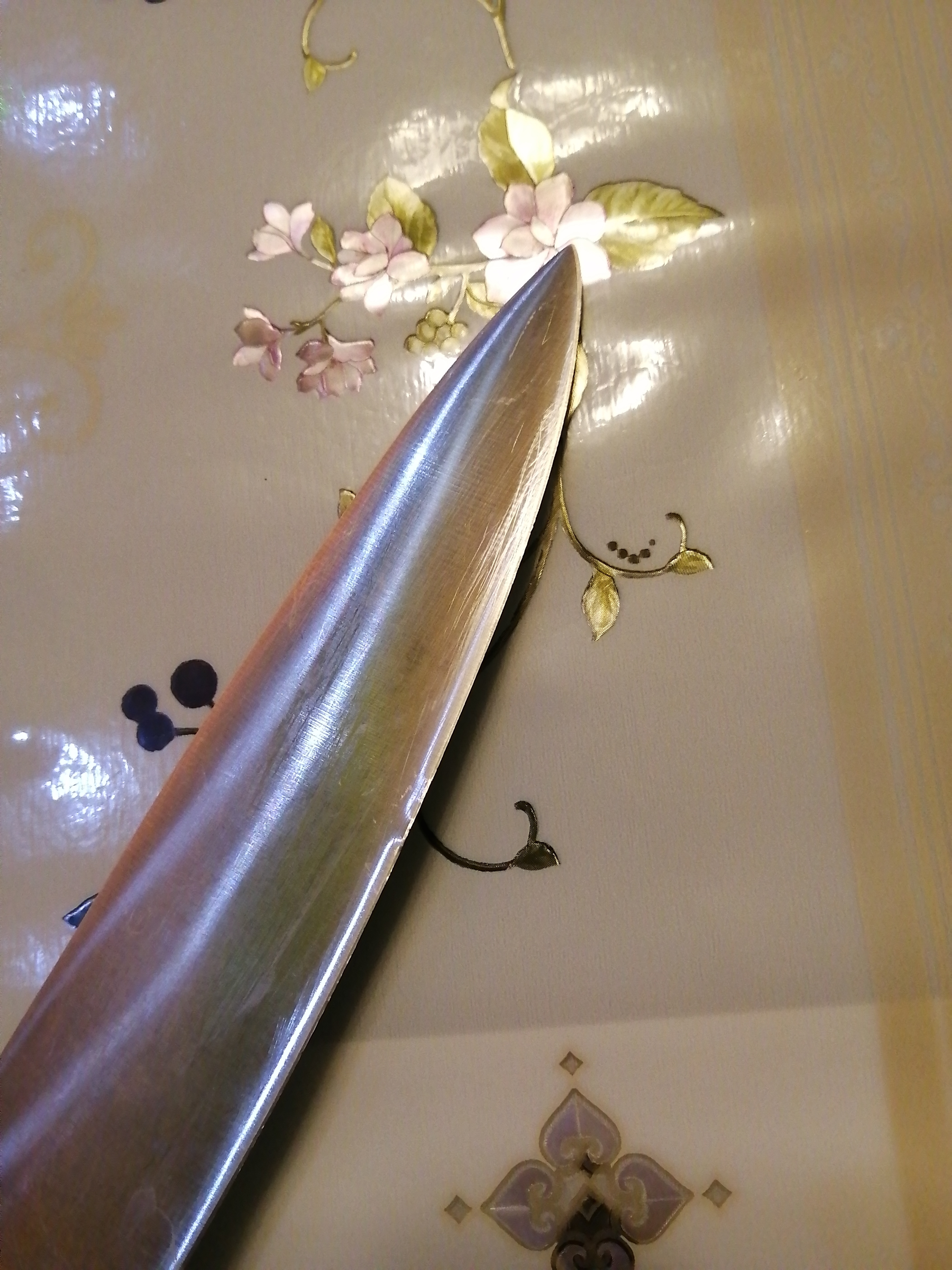 Фотография покупателя товара Нож кухонный NADOBA MARTA поварской, лезвие 20 см, ручка из стали - Фото 3