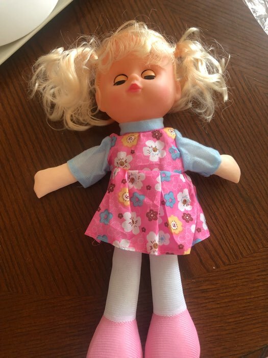 Фотография покупателя товара Мягкая игрушка «Кукла Иришка», цвета МИКС