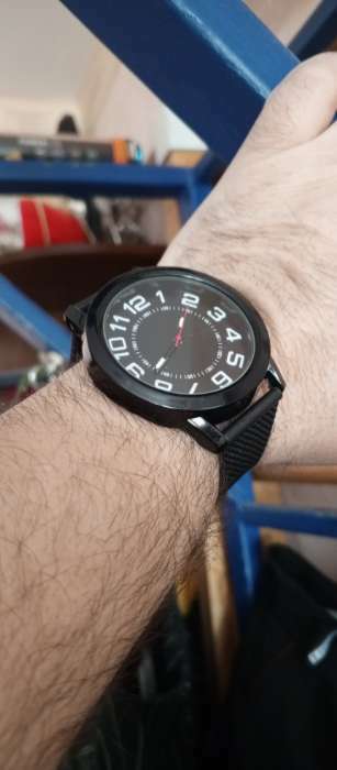 Фотография покупателя товара Часы наручные мужские, d-5 см, светящиеся - Фото 3