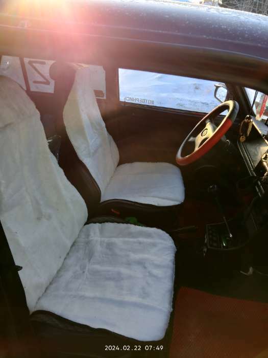 Фотография покупателя товара Накидка на переднее сиденье, искусственный мех, размер 55×135 см, серый - Фото 1