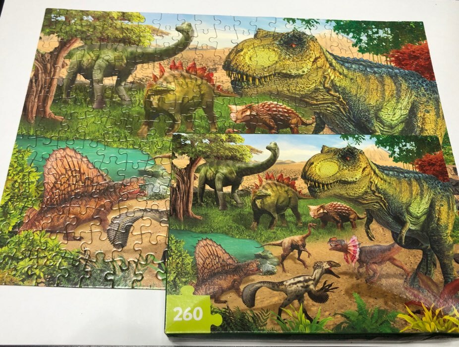 Фотография покупателя товара Пазл «Эпоха динозавров», 260 элементов - Фото 3