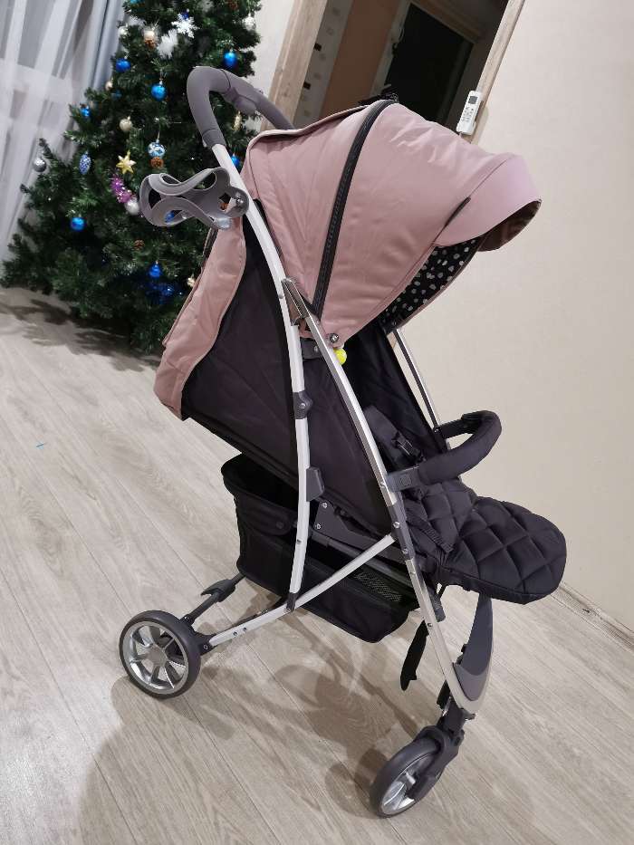Фотография покупателя товара Коляска прогулочная Happy Baby Eleganza V2, pink - Фото 1