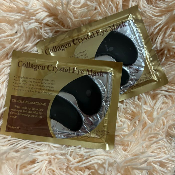 Фотография покупателя товара Патчи гидрогелевые для глаз Collagen Crystal, чёрные