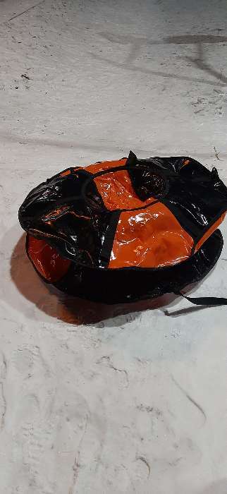 Фотография покупателя товара Тюбинг-ватрушка «Вихрь», диаметр чехла 100 см, цвета МИКС - Фото 19