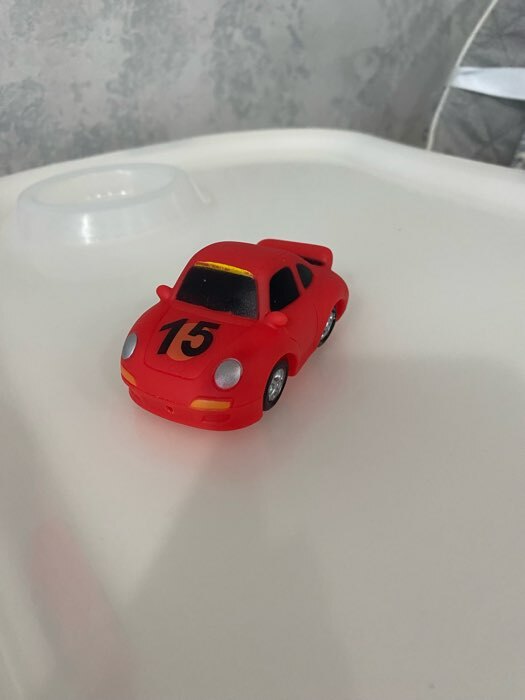 Фотография покупателя товара Резиновая игрушка для ванны «Гоночная машинка», 8 см, виды МИКС Крошка Я
