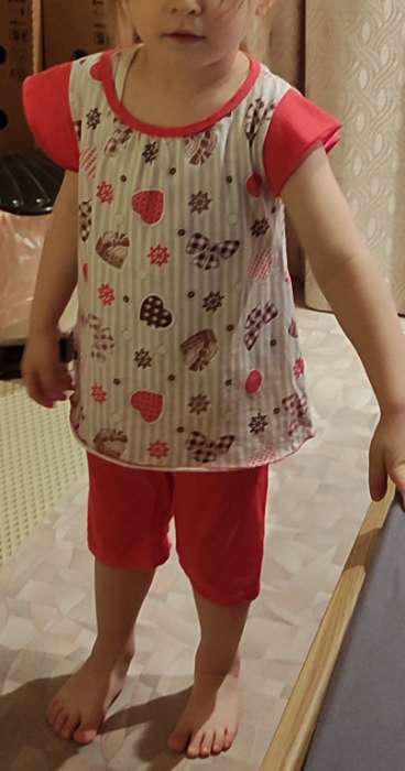 Фотография покупателя товара Пижама для девочки, цвет микс, рост 98-104 см (28) - Фото 1