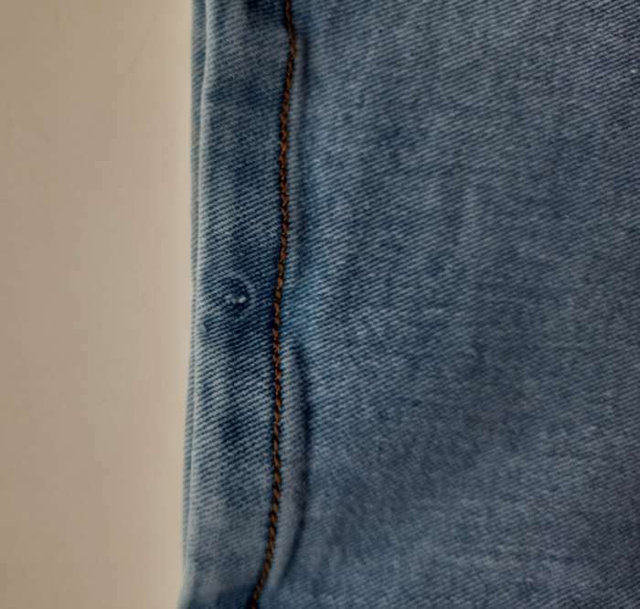 Фотография покупателя товара Джинсы женские, цвет серо-голубой, размер 48 (28) - Фото 2