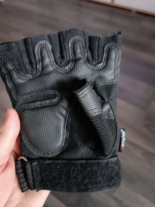 Фотография покупателя товара Перчатки тактические ONLYTOP, без пальцев, р. M, цвет чёрный - Фото 3