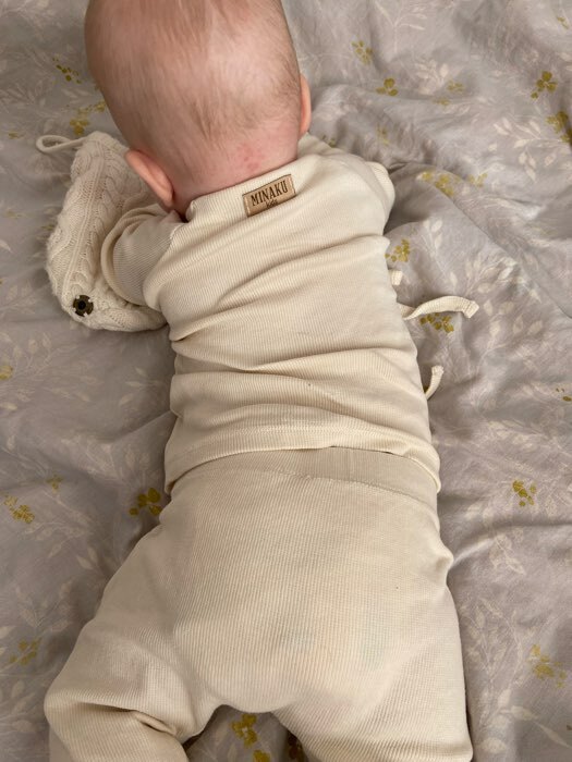 Фотография покупателя товара Комплект детский (кофта и штаны) MINAKU, цвет молочный, рост 80-86 см - Фото 1