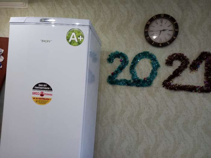 Фотография покупателя товара Холодильник DON R-297 S, двухкамерный, класс А+, 365 л, бежевый - Фото 5